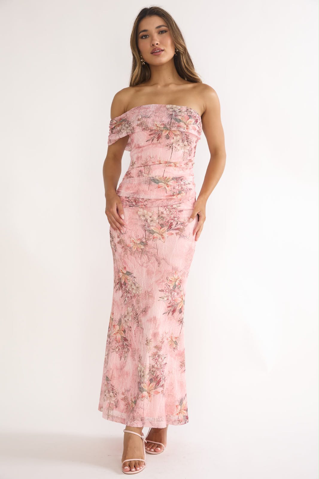 Hallie Floral Dress Pink