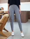 Eva Check Legging Black