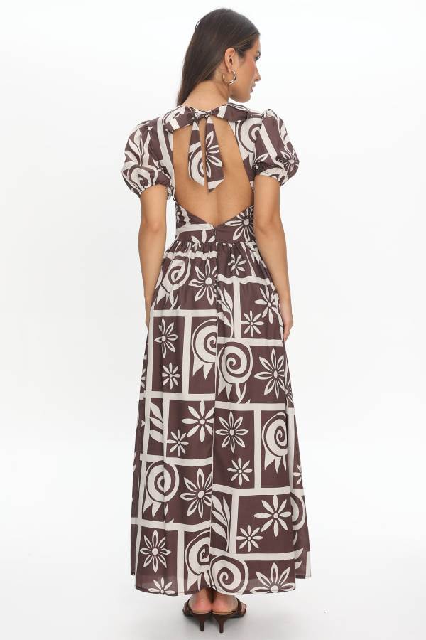 Gina Dress Chocolate