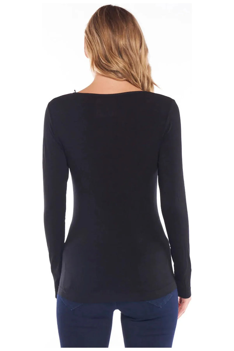 Kelli Long Sleeve Top Black