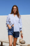 Sorrento Stripe Shirt Blue/White