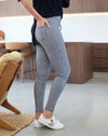 Eva Check Legging Black