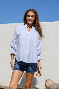Sorrento Stripe Shirt Blue/White
