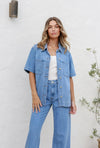 Clara Denim Shirt Mid Blue