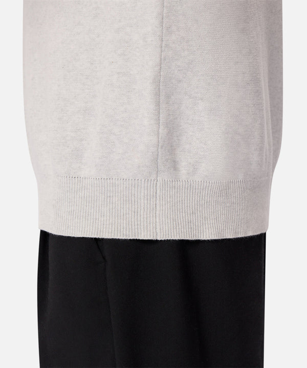 The Lakewood Zip Knit Snow Marle