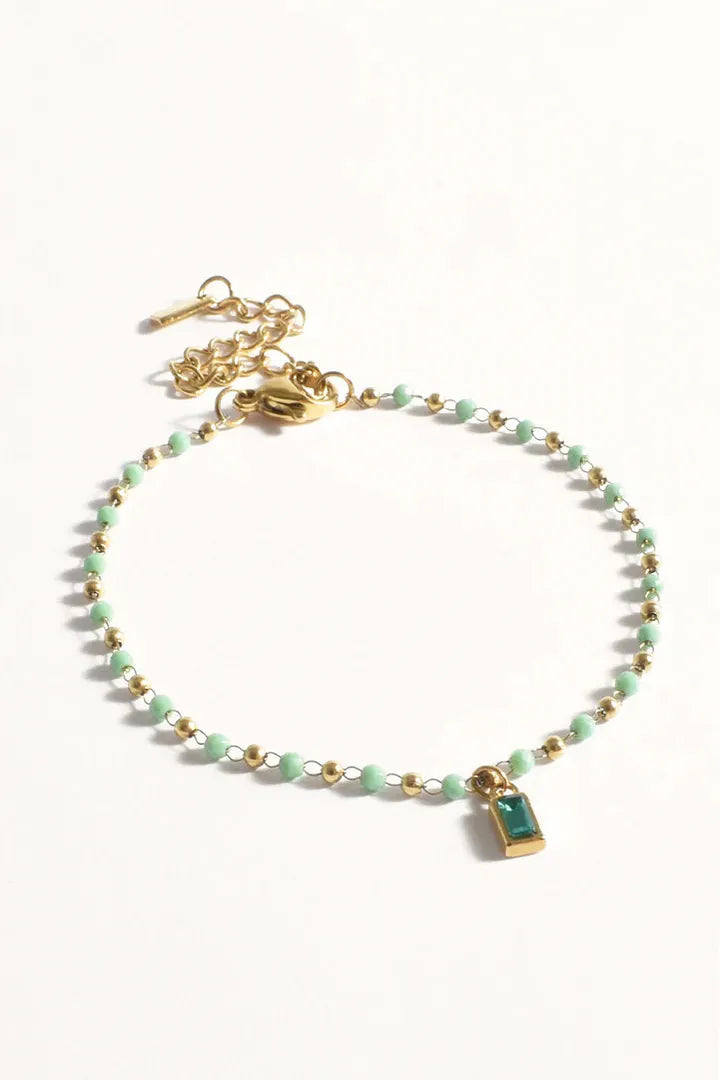Mini Charm Bracelet Mint