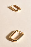 Metal Link Hoop Gold