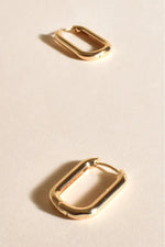 Metal Link Hoop Gold