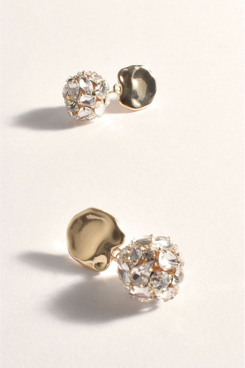 Crystal Ball Earring Crystal