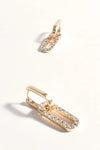 Diamante Chain Link Earring Gold