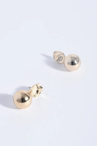 Ball Drop Top Earring Gold