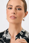 Ball Drop Top Earring Silver