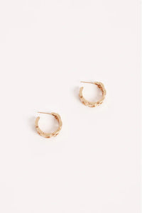 Mini Chain Hoops Gold