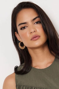 Metal Tassel Hoop Gold