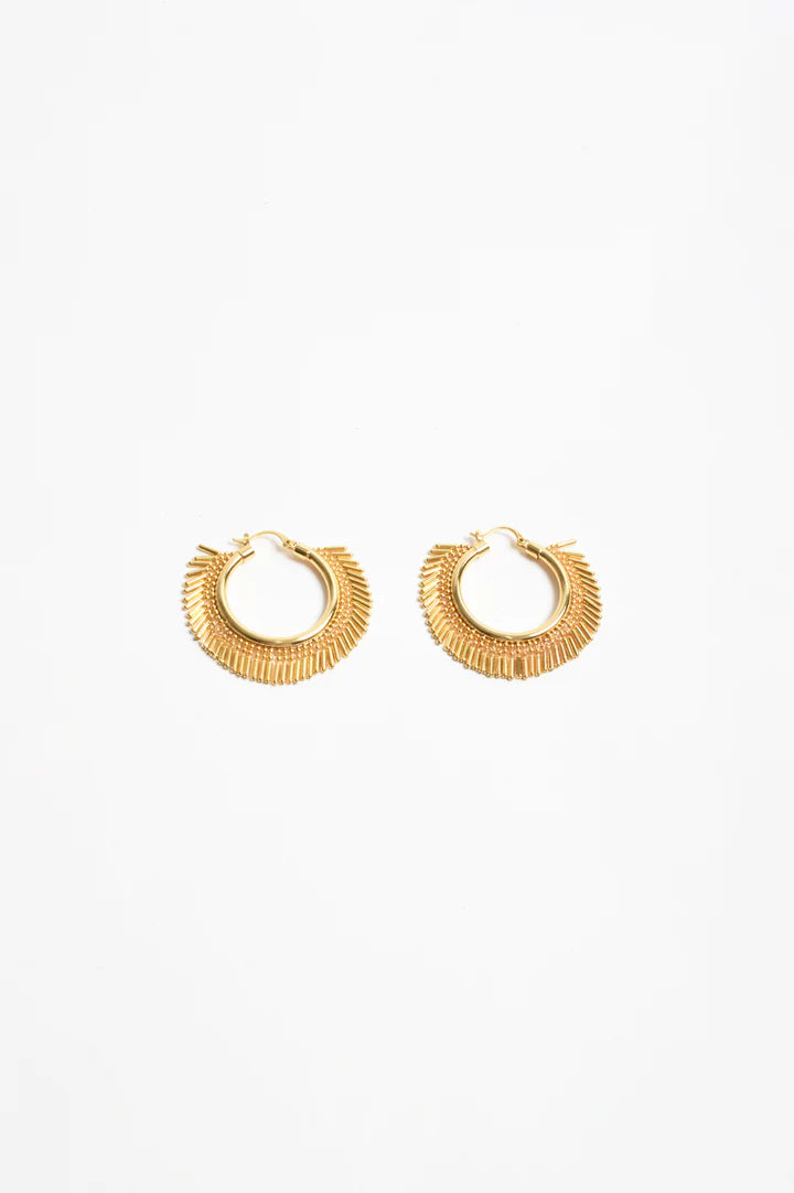 Metal Tassel Hoop Gold