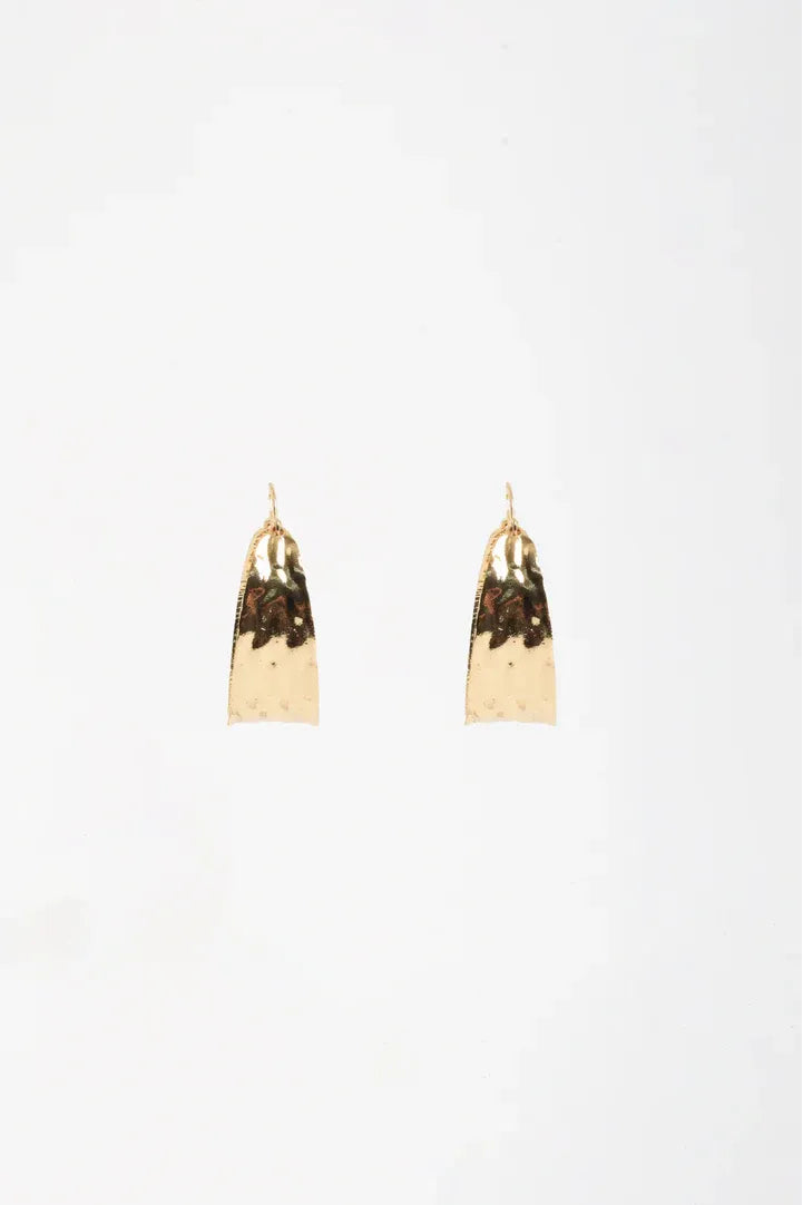 Statement Hammered Event Hoops Gold