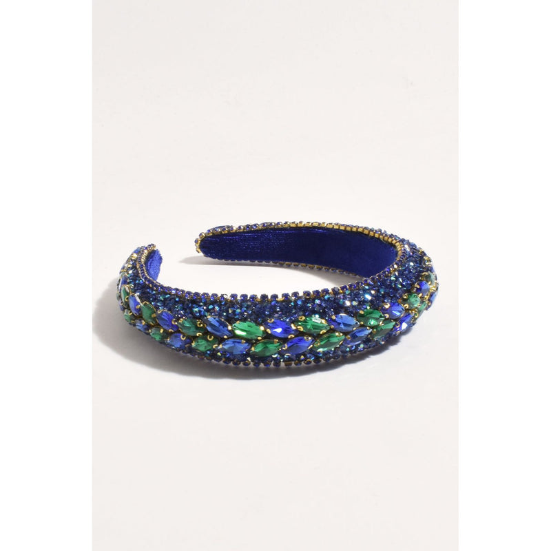 Jewelled Event Headband Blue