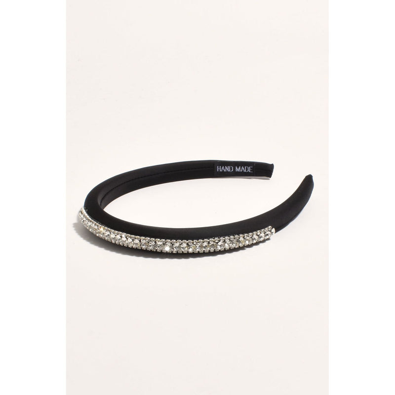 Diamante Headband Black/Crystal