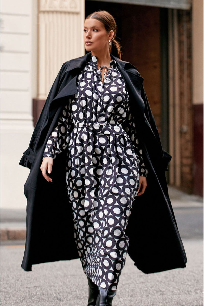 Rory Dress Black Print