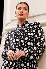 Rory Dress Black Print
