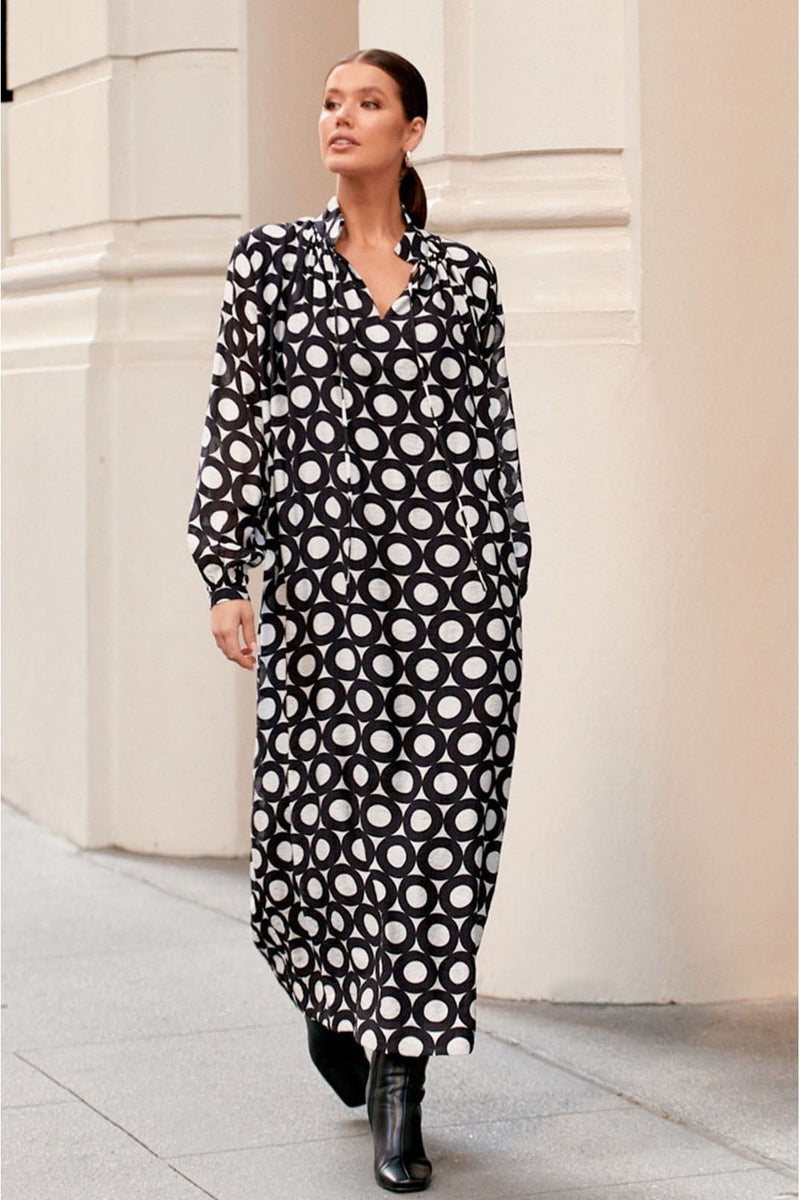 Rory Dress Black Print