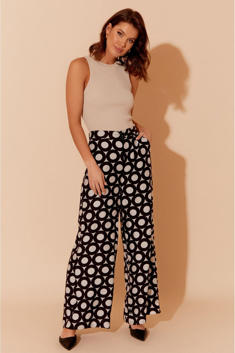 Harper Pant Black Print