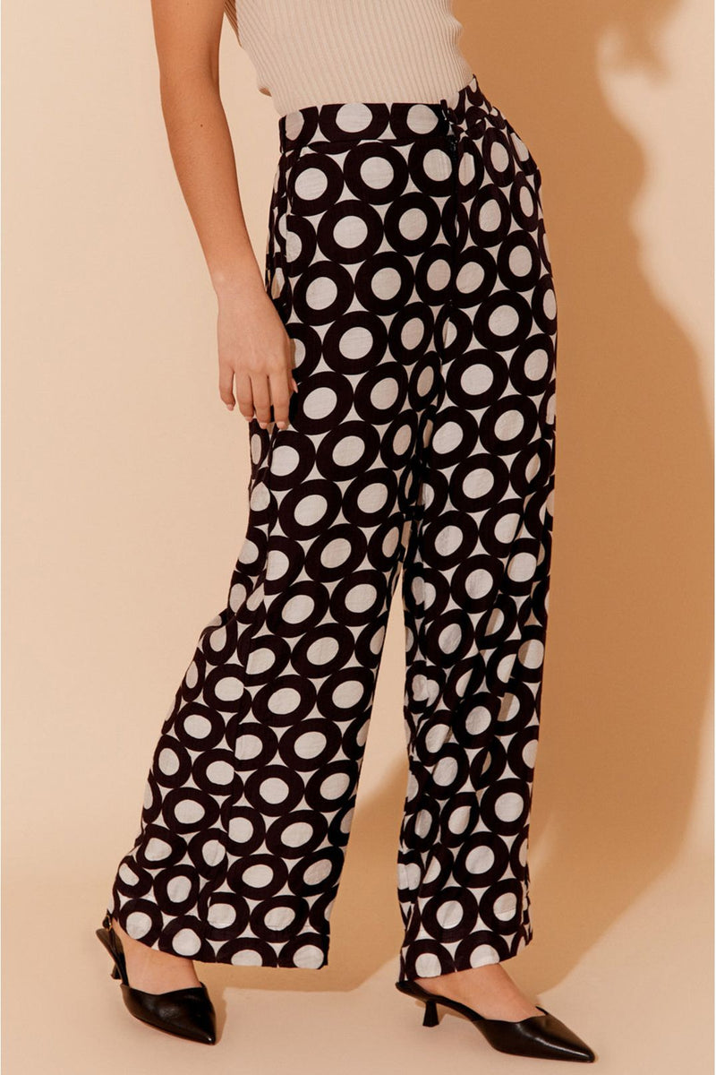 Harper Pant Black Print