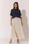Fae Linen Skirt Natural