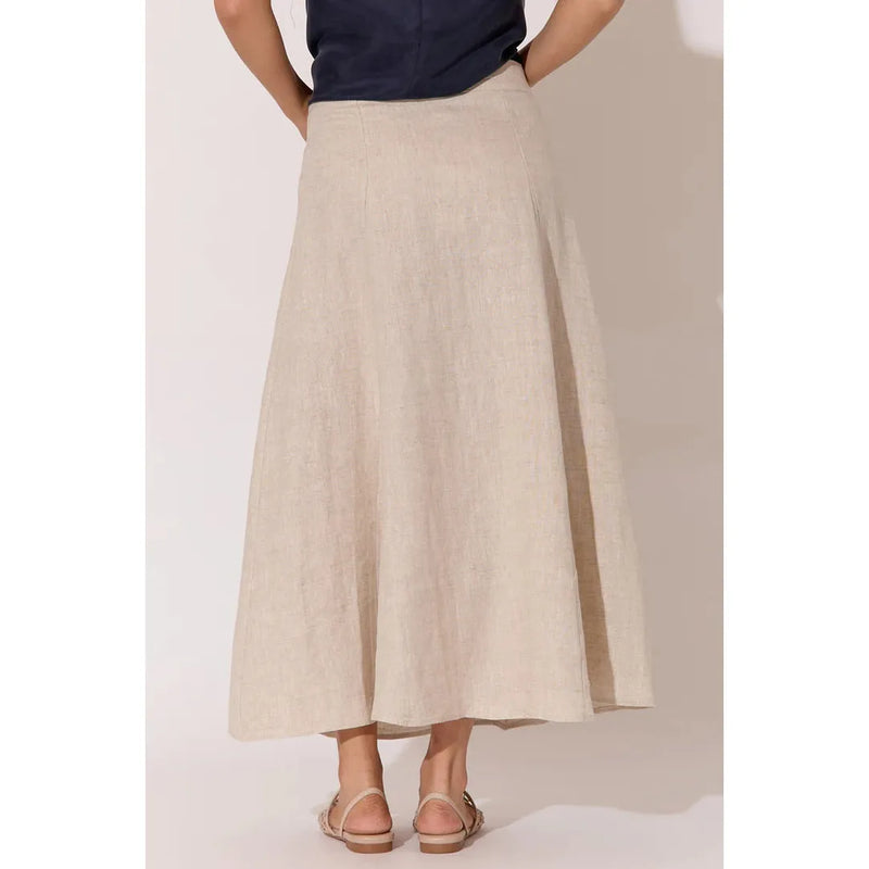 Fae Linen Skirt Natural