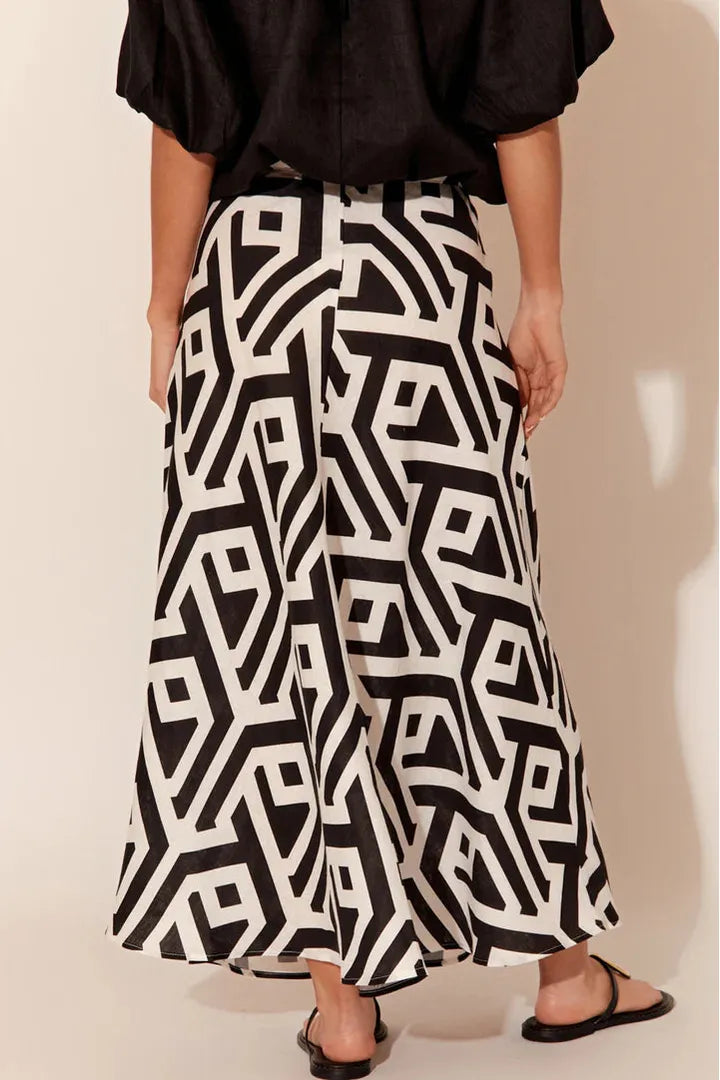 Lena Skirt Geo Print