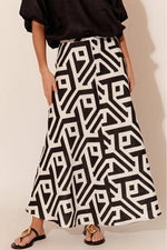Lena Skirt Geo Print