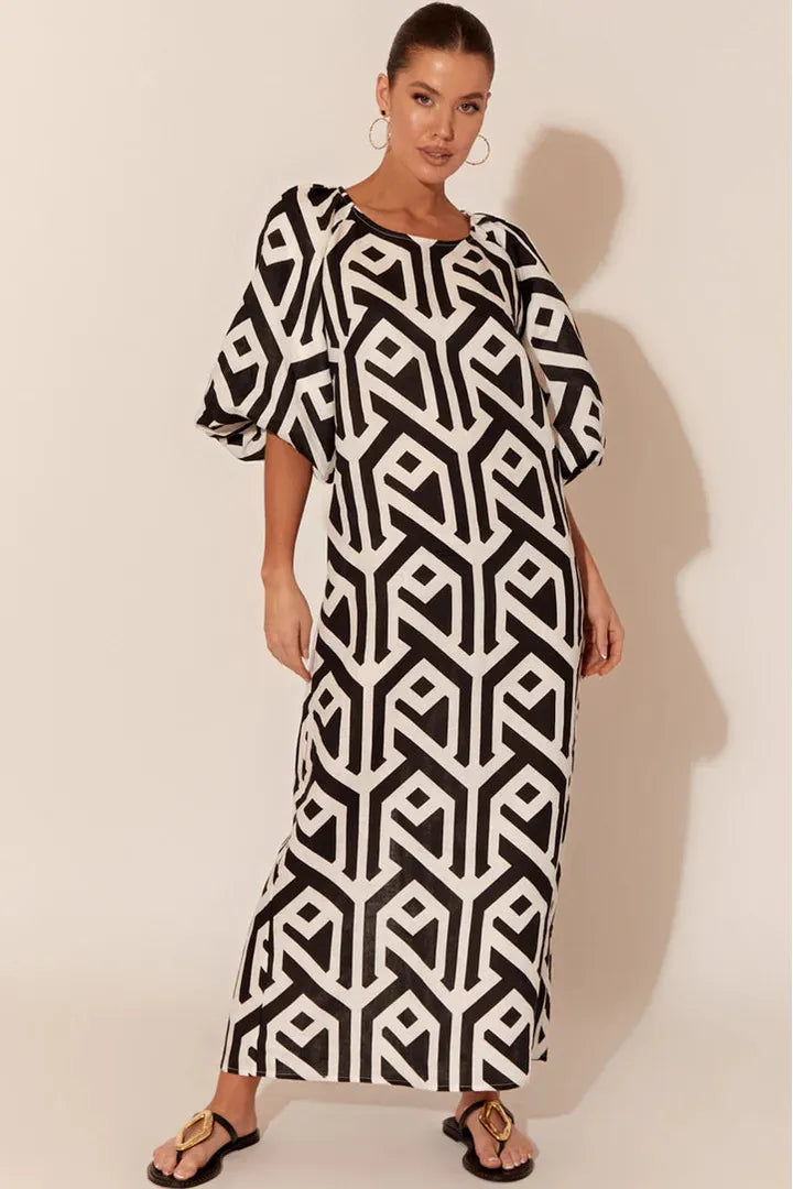 Annora Dress Geo Print