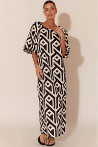 Annora Dress Geo Print