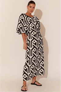 Annora Dress Geo Print
