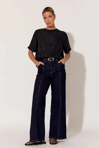 Arden Cupro Top Black