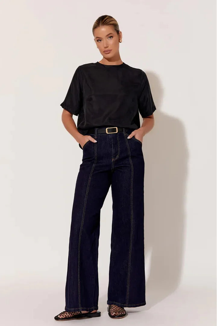 Arden Cupro Top Black