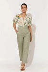 Nisha Cropped Pant Sage