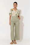Nisha Cropped Pant Sage