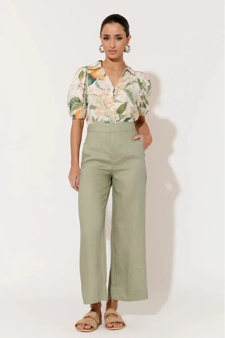 Nisha Cropped Pant Sage