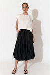 Yara Cupro Top White