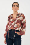 Carrie Montilla Print Shirt