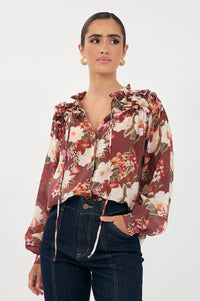 Carrie Montilla Print Shirt