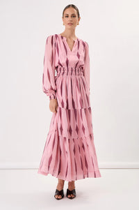 Violette San Lorenzo Print Dress