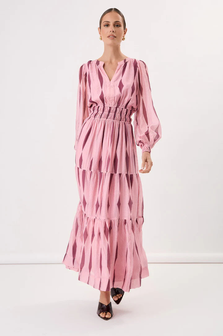 Violette San Lorenzo Print Dress