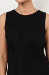 Beau Sleeveless Knit Top Black