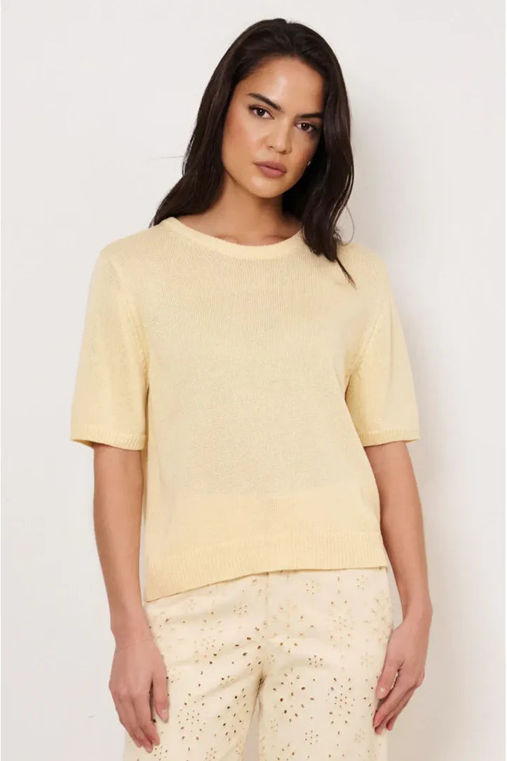 Lorelai Knit Top Butter Yellow