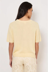 Lorelai Knit Top Butter Yellow