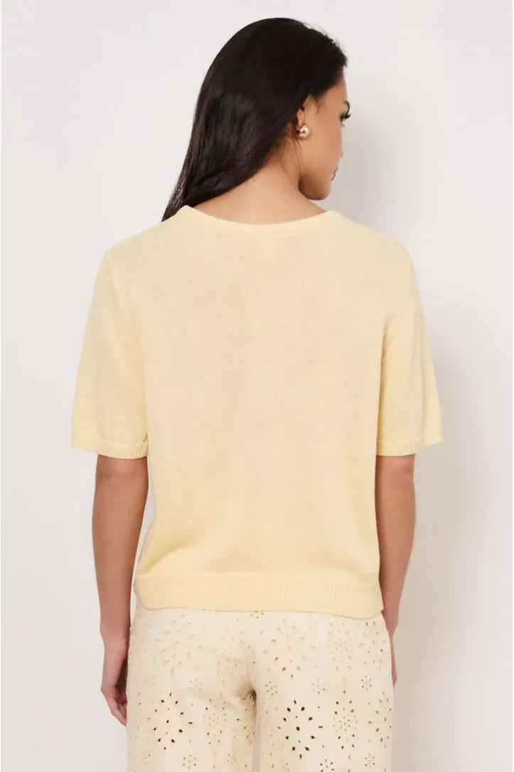 Lorelai Knit Top Butter Yellow