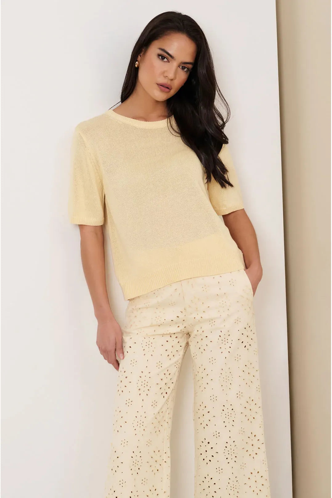 Lorelai Knit Top Butter Yellow