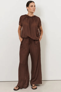 Asani Wide Leg Chocolate